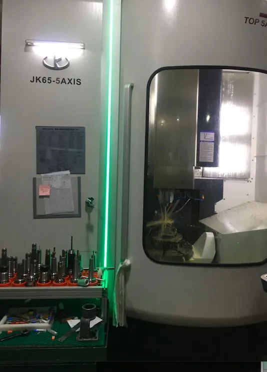 CNC Machined Parts Display