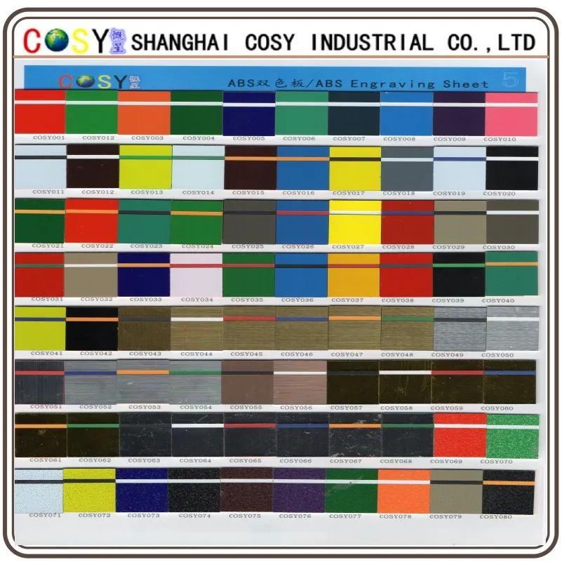 ABS Board for CNC and Laser Engraving