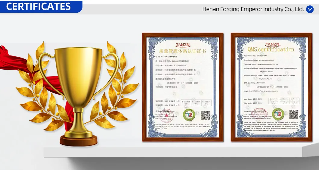 Quality Certifications