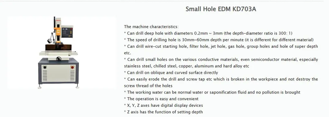 CNC EDM Small Hole Drilling