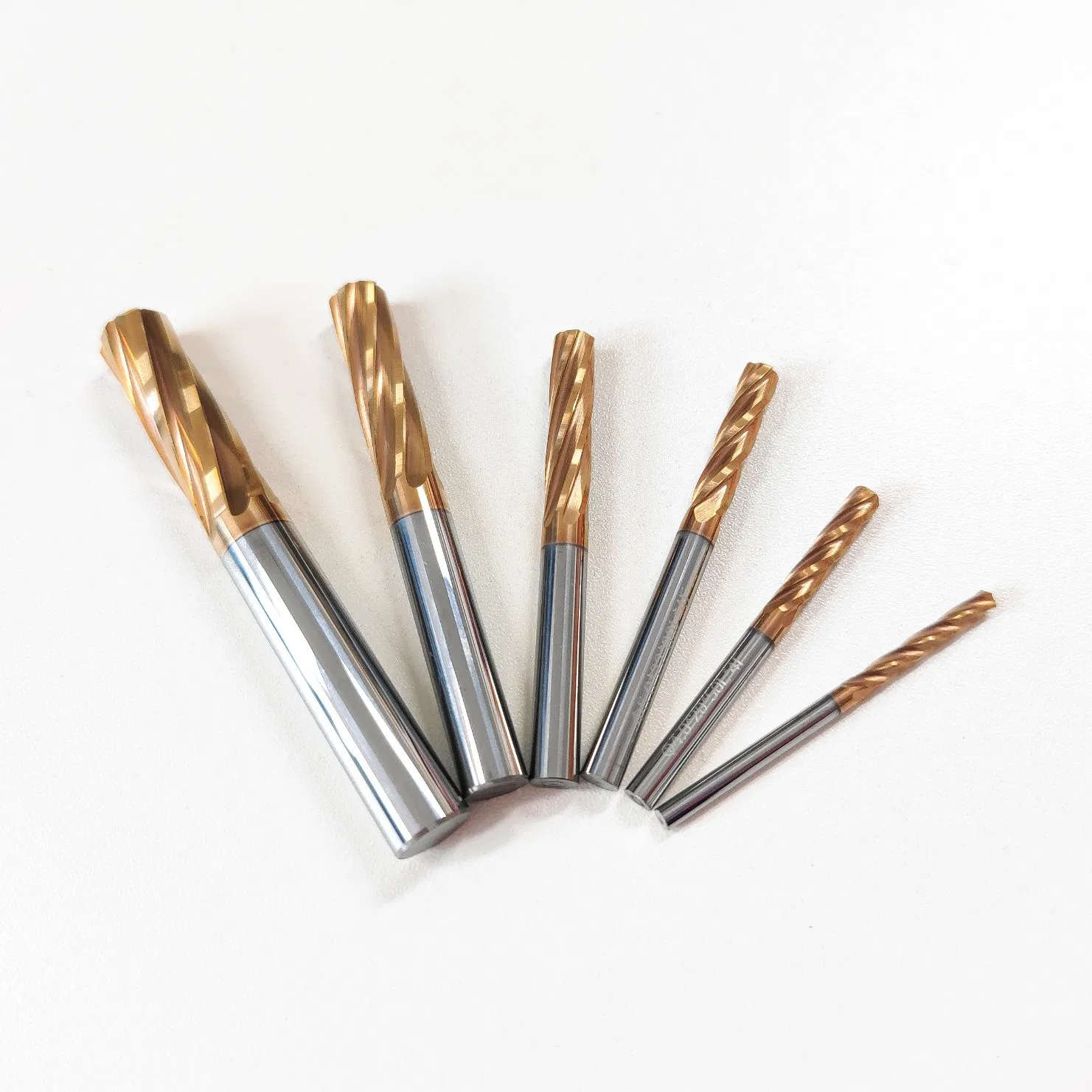 Tialn Coating Carbide Material HRC55 Processing Precision Bore Finishing Reamer