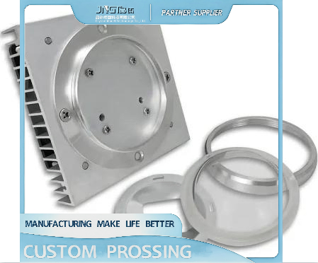 Precision Metal Milling Service and Custom CNC Machined for Lamp Heatsink Prototyping