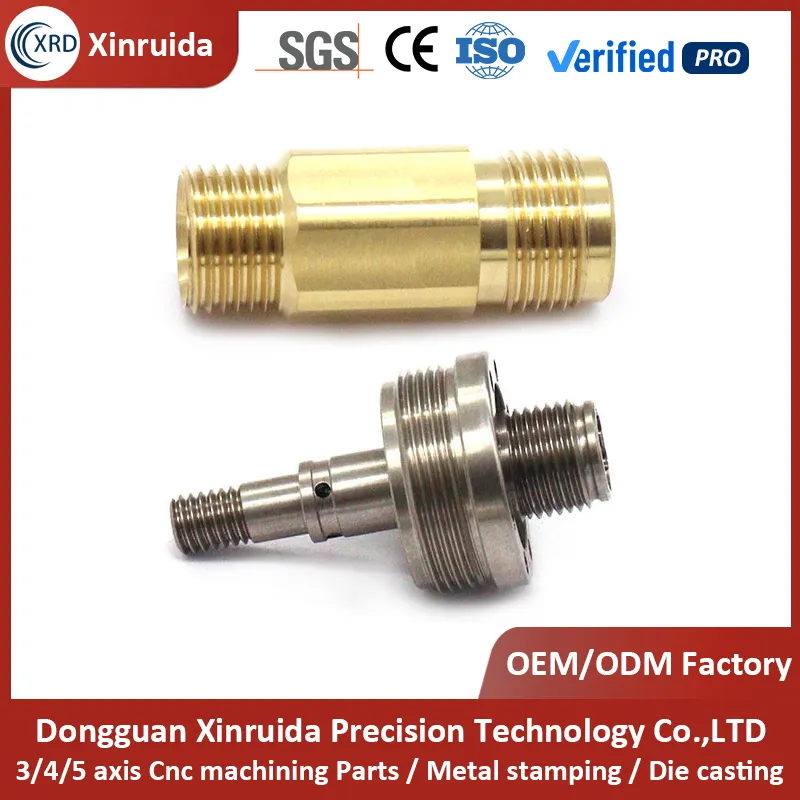 CNC Engraving Brass Part