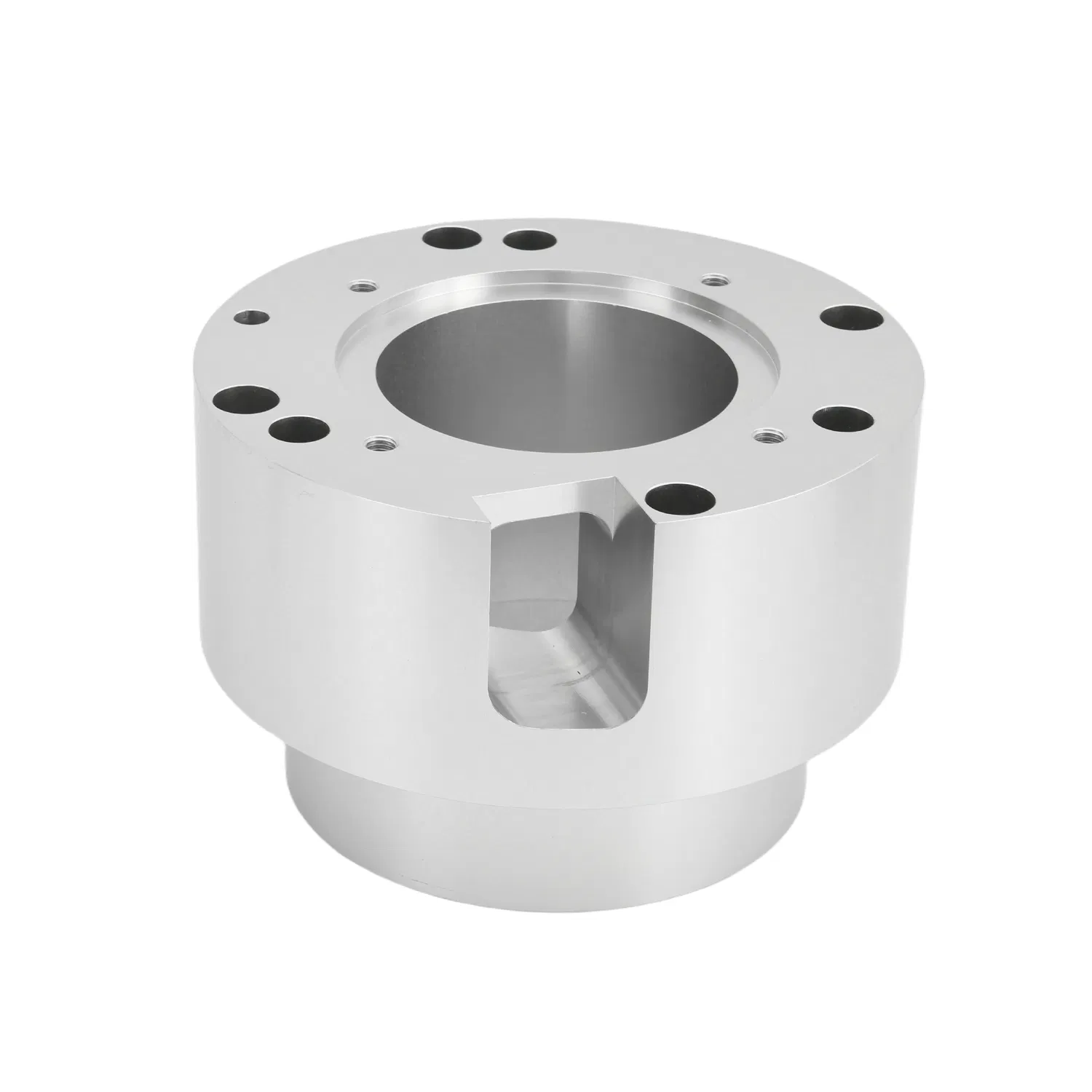 Stainless Steel CNC Drilling for Industrial Machinery with Nickel Brush Finish