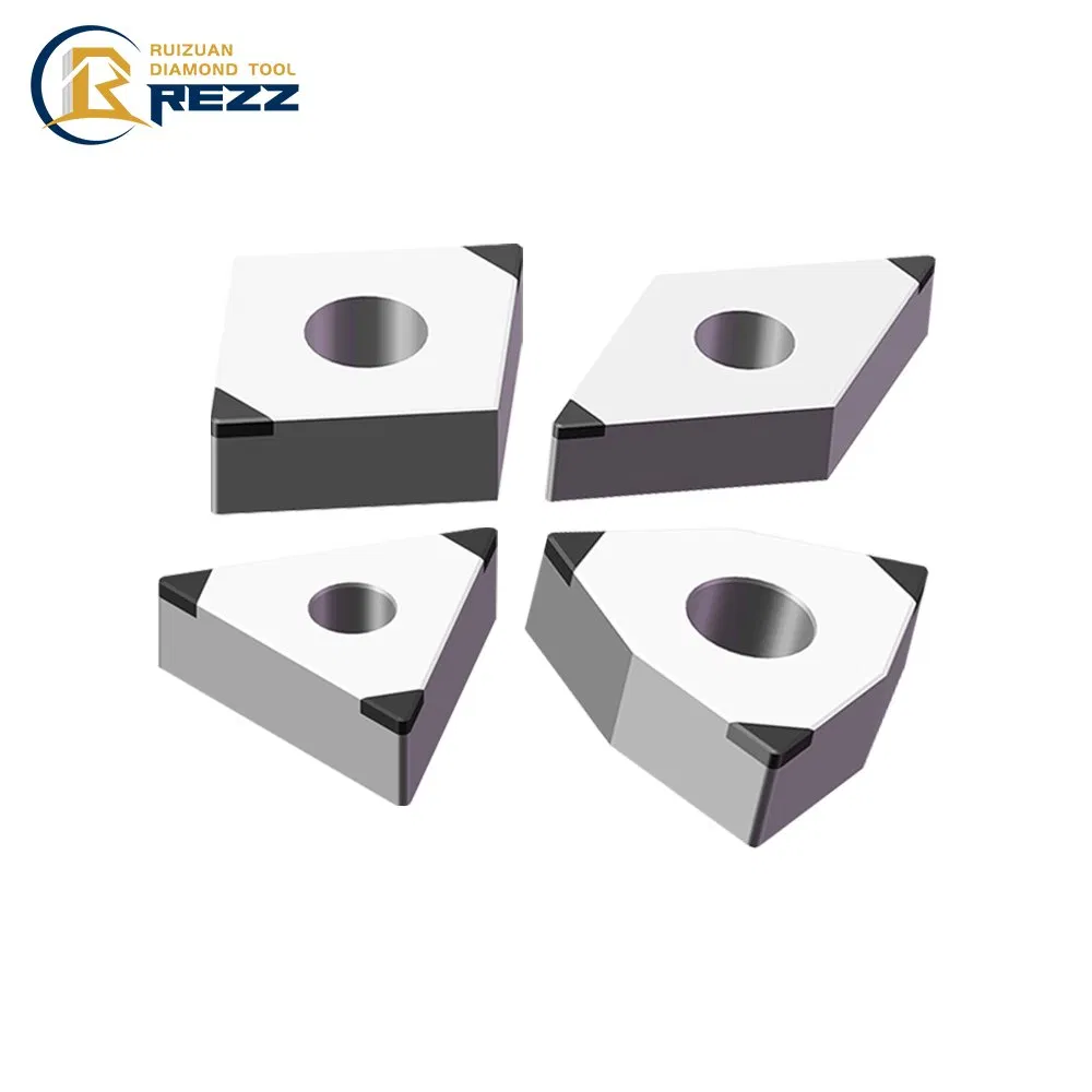 Tipped PCBN Inserts PCBN Diamond Cutting Tools CBN Turning Inserts Semi-Finishing for Bearings
