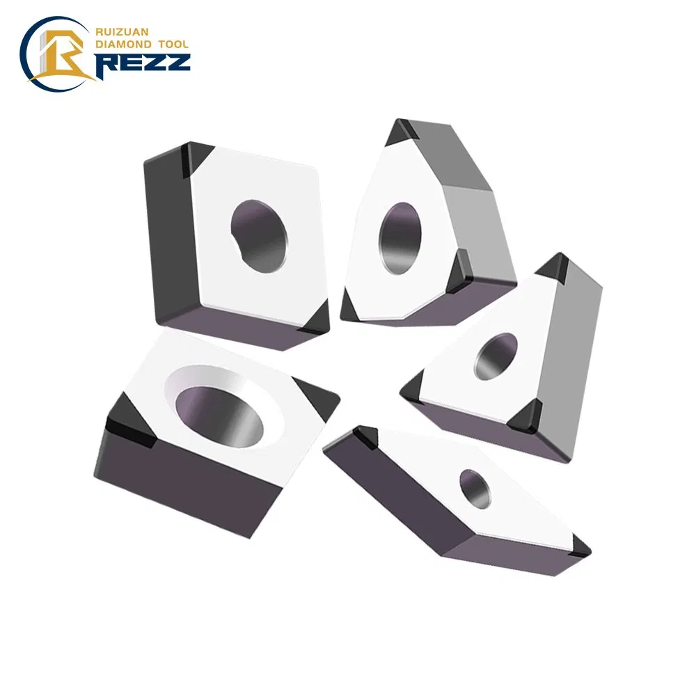 Tipped PCBN Inserts PCBN Diamond Cutting Tools CBN Turning Inserts Semi-Finishing for Bearings