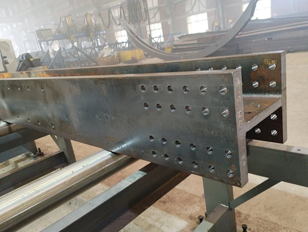 Beam CNC Automatic Drilling Machine Bhd1206A H Beam U-Beam Drilling Equipment Steel Structure Drilling Line Beam Processing Three Spindle Drilling