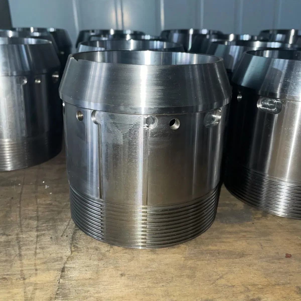 Oil &amp; Gas Drilling Rig Cylindrical Parts High-Strength Alloy Steel CNC Precision Machined Components