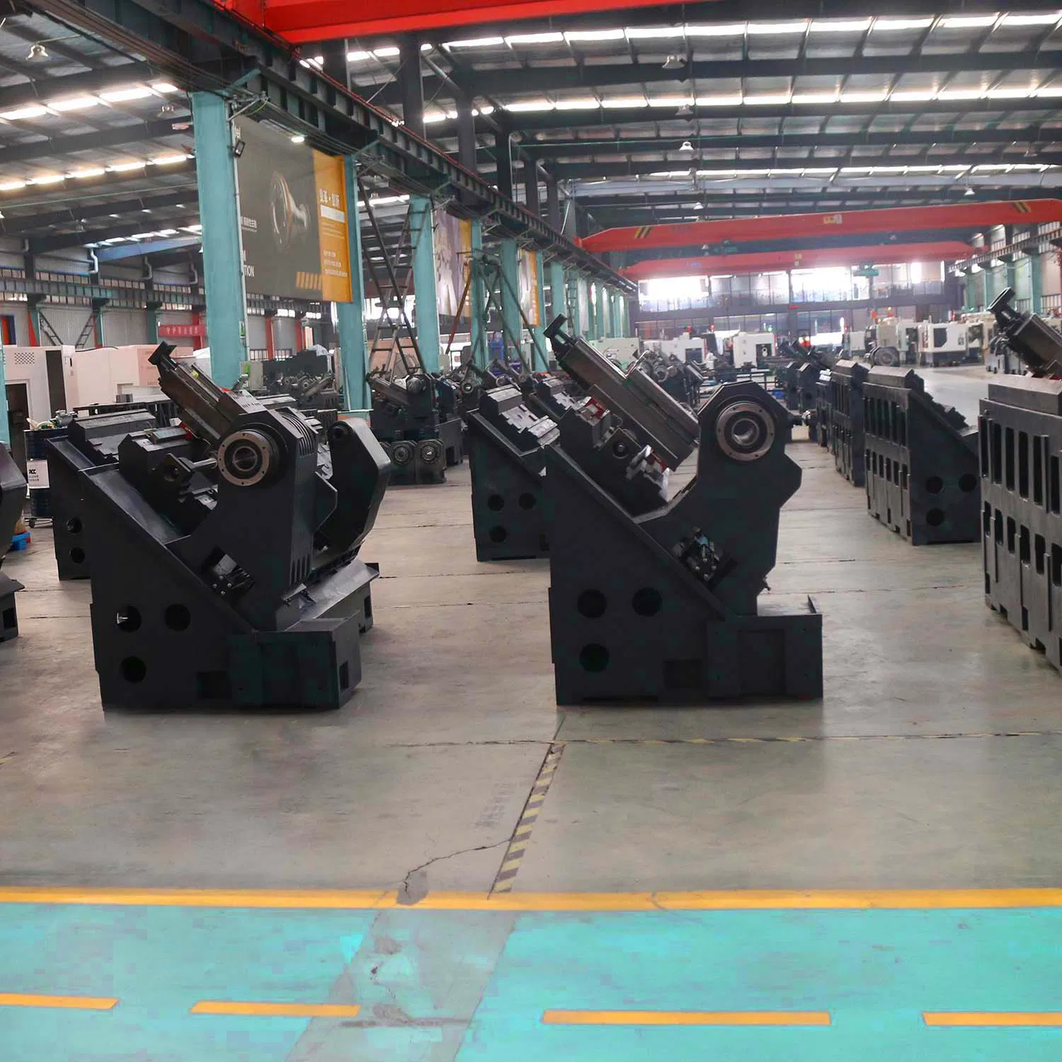 Milling Drilling Functions Tck56y Horizontal 3 Axis Slant Bed CNC Turning Center