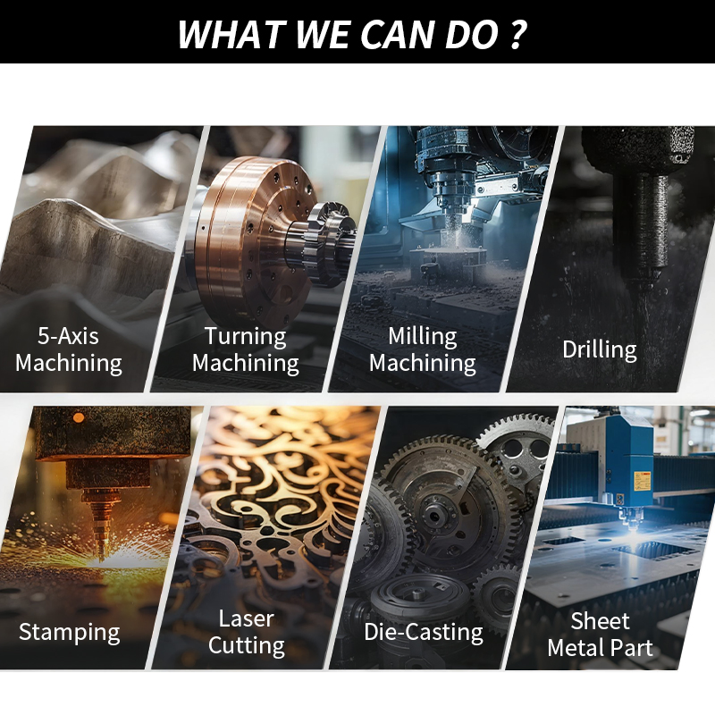 Hym Titanium Parts CNC Machining Center 3 Axis 5 Axis Stainless Steel CNC Machining