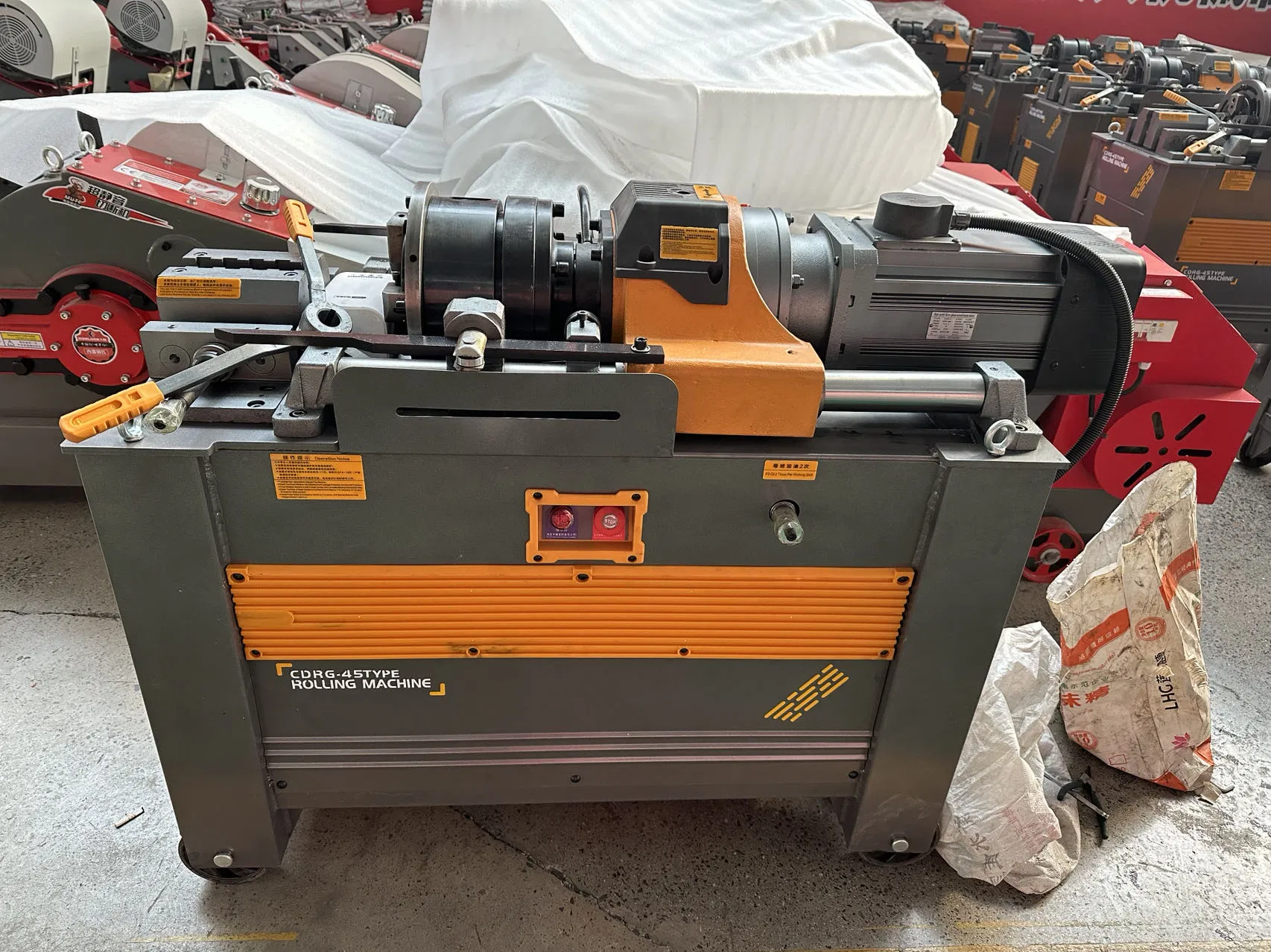 Rebar Steel Bar Rod Screw Spoke CNC Threading Rolling Making Machine High Speed Threading Machine Good Price