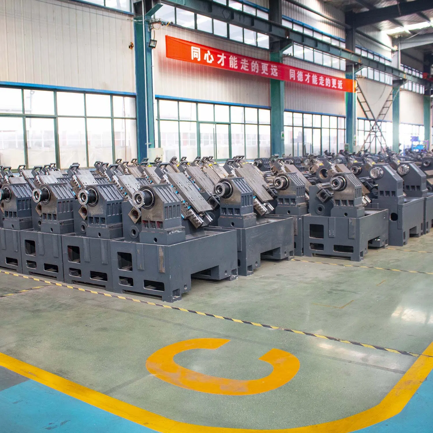 Milling Drilling Functions Tck56y Horizontal 3 Axis Slant Bed CNC Turning Center