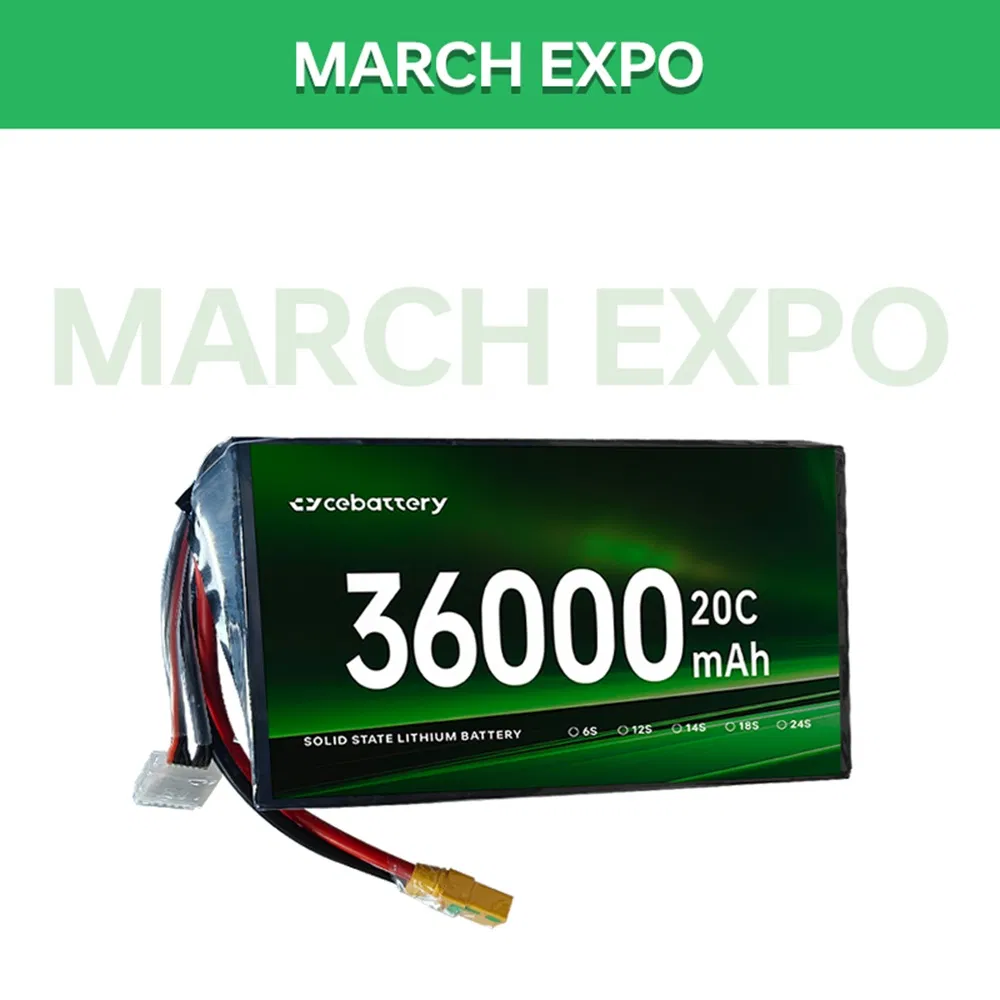 -40°C Extreme Cold Resistant 36000mAh Solid State 20c 12s/14s/18s/24s Drone Lithium Ion Battery Pack for Surveying RC