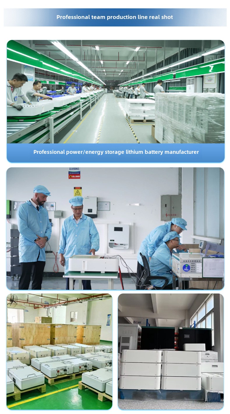 All-In-One 48V Home Energy Storage Machine 10-20kWh CAN 16 Units 100/200Ah BMS 5-Degree Inverter Split Hybrid Stackable LiFePO4