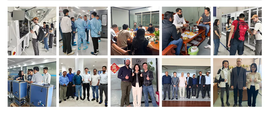 Customers Visiting Factory