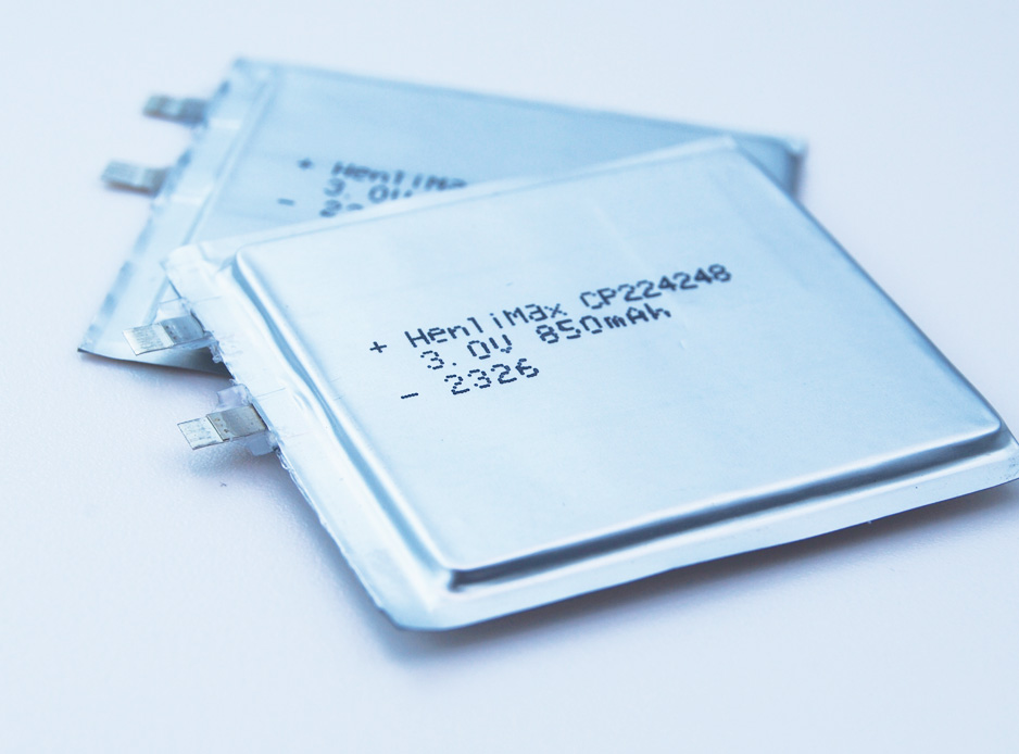 Ultra-Thin 3V 1200mAh LiMnO2 Pouch Cell Non-Rechargeable Primary Battery Model CP224248