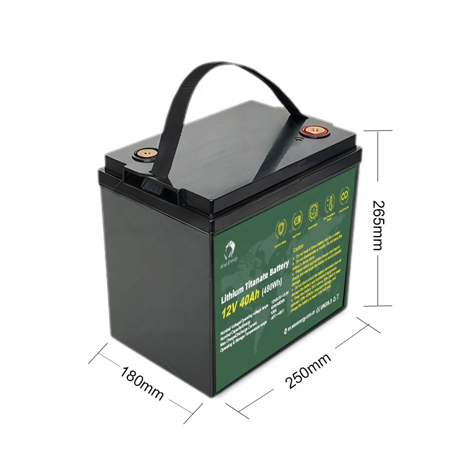 Custom High Discharge 1P6S Lto Bank 12V Lithium Titanate Car Audio Batteries