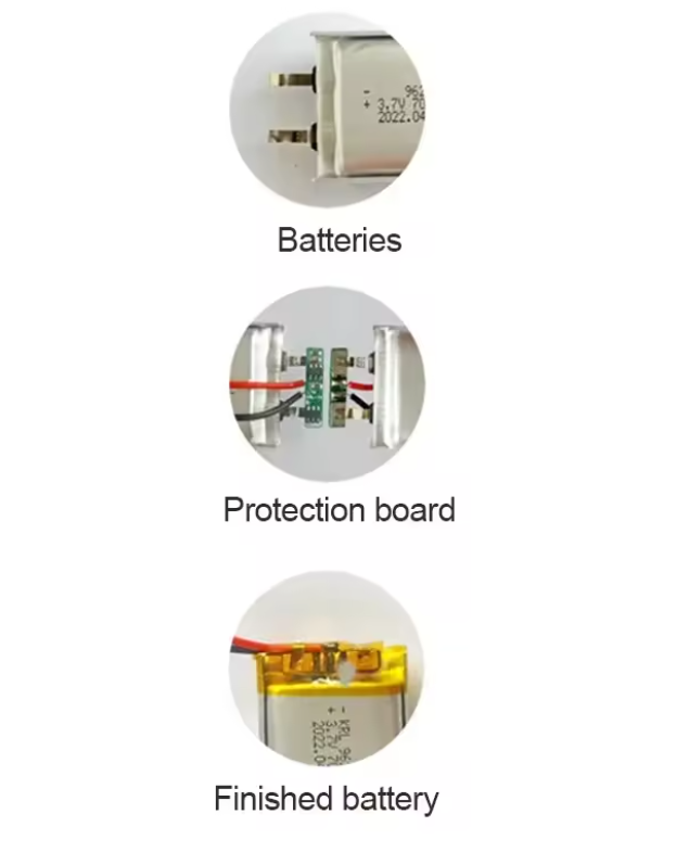 Factory OEM Wholesale KC Quality 102545 3.7v Cell 1300mAh 1500mAh 2000mAh 2200mAh 2500mAh 3000mAh Li Polymer Pouch Battery Pack