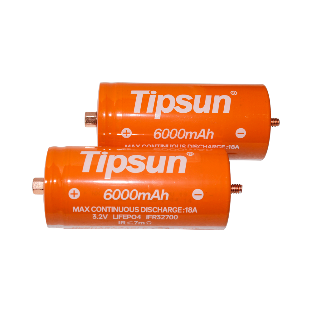 Tipsun 5C 3.2v 6ah high discharge rate 6&Omega; Lifepo4 Cells 3.2v 6ah 32700 Battery for Solar System