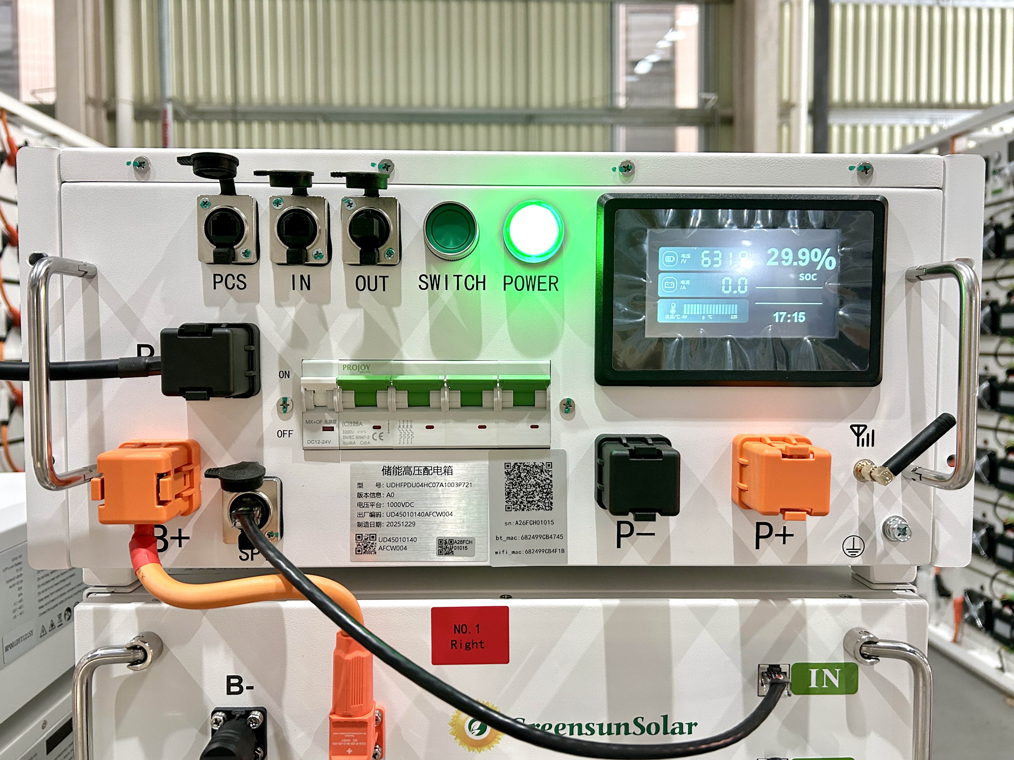 LiFePO4 HV Lithium Battery 50kWh 40kwh 30kwh 20kwh Stacked 51.2V 100AH 200AH Energy Storage Battery 6000 Cycles 10-Year Warranty