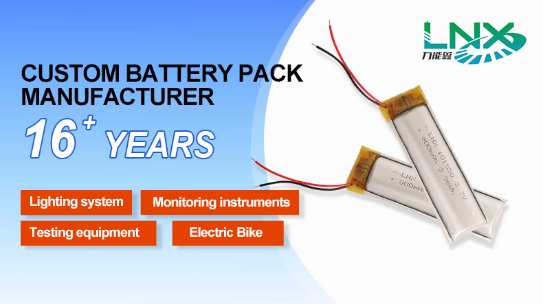 3.7V Lithium Polymer Battery Specification