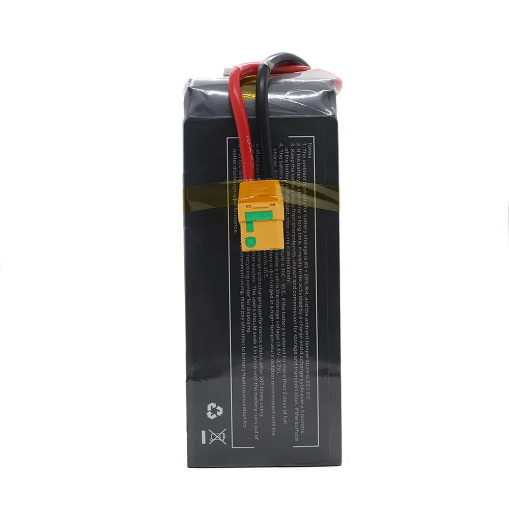 High Energy Density Solid-State Lithium-Ion Battery Cell 22000mAh 22.2V Uav Battery