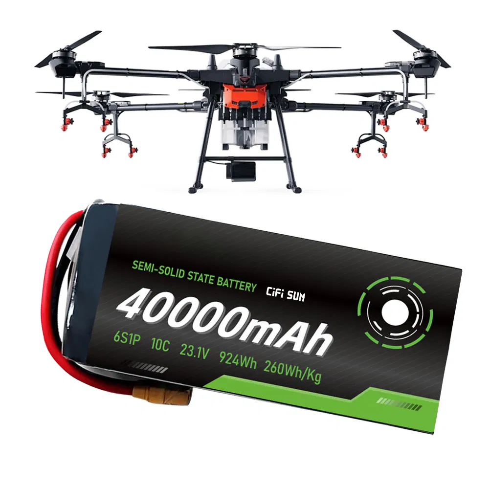 Semi-Solid State Battery 33000mAh Universal Voltage 6s 23.1V High-Density 10c Drone Battery Pack