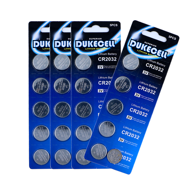 3V 210mAh CR2032 Lithium Button Cell For remote control Car Keys
