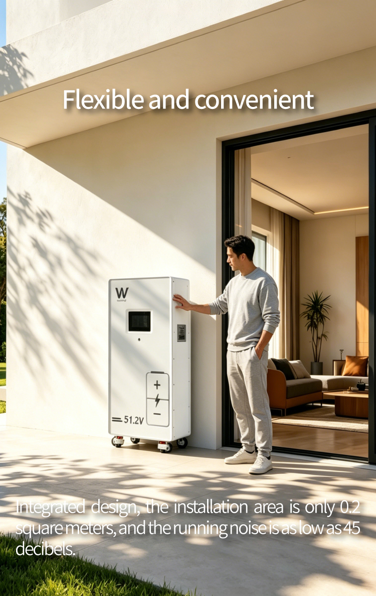 Residential ESS Rack-Mounted Battery 51.2V 16kWh-64kWh Lithium Ion Stackable Home Energy Storage System CAN 10-Year Warranty