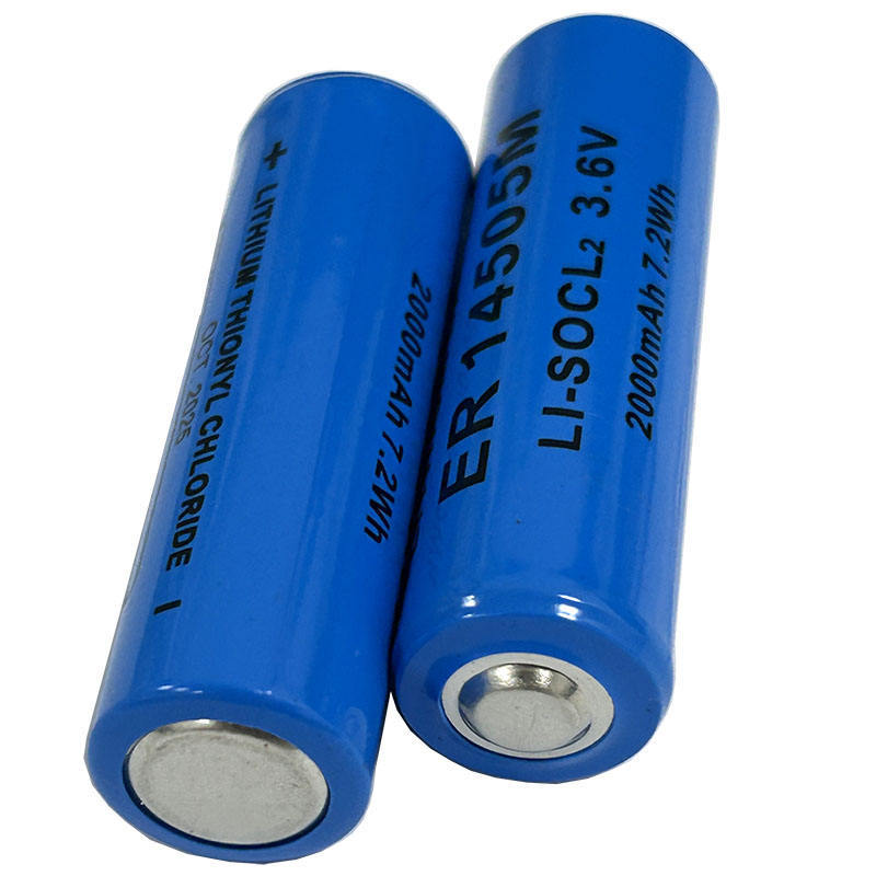 ER14505M Lithium Thionyl Chloride Battery 3.6V 2000mAh Industrial Use