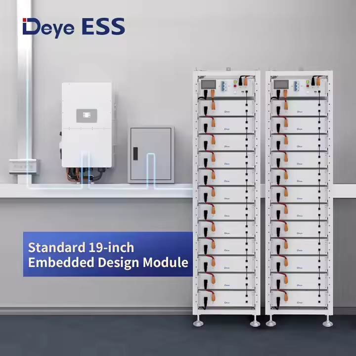 DEYE ESS BOS-G Pro 51.2V 100Ah High Voltage Deye Lithium Solar Battery 10Kwh 50Kwh 100kwh HV Battery for Commercial Industrial