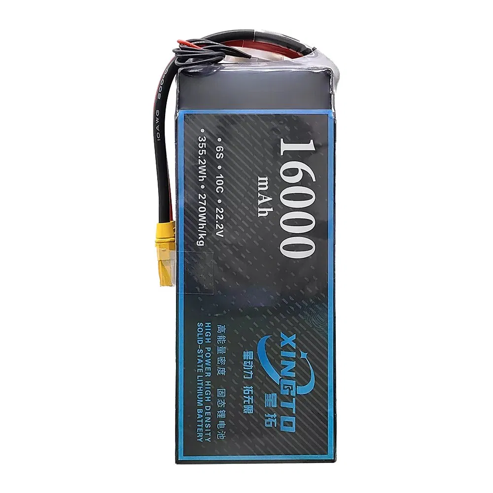 16000mAh 16.8 - 25.2V 160A Aerial Survey Drone Battery Solid State Lithium 270wh/Kg