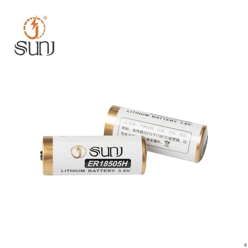 Er18505H 3.6V 4000mAh Cylindrical Lithium Thionyl Chloride Battery for Toys Home Appliances Consumer Electronics