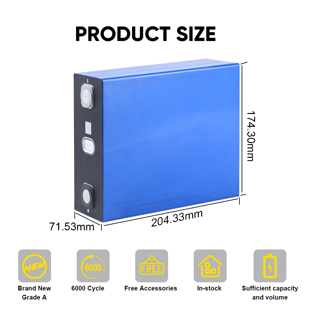 SEVB LFP 3.2V 314Ah 330Ah Eve314/Gotion 340Ah 314Ah Lifepo4 Prismatic Lithium Ion Battery Cell for solar system