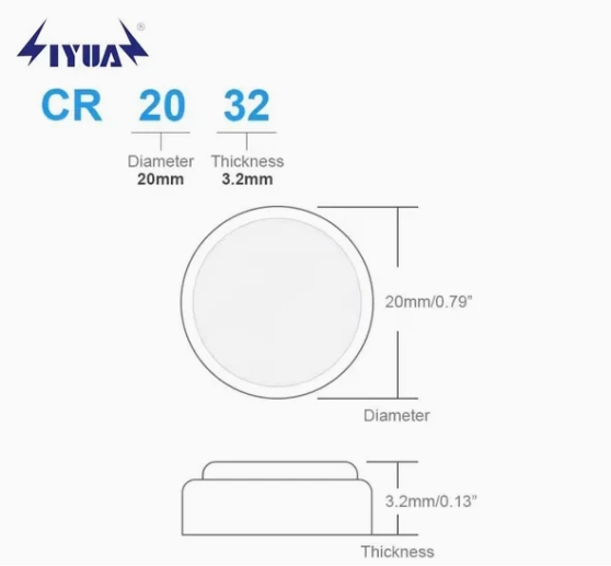 Factory Wholesale 3V Cr2032 Lithium Button Cell for Remotes, Home Appliances CE