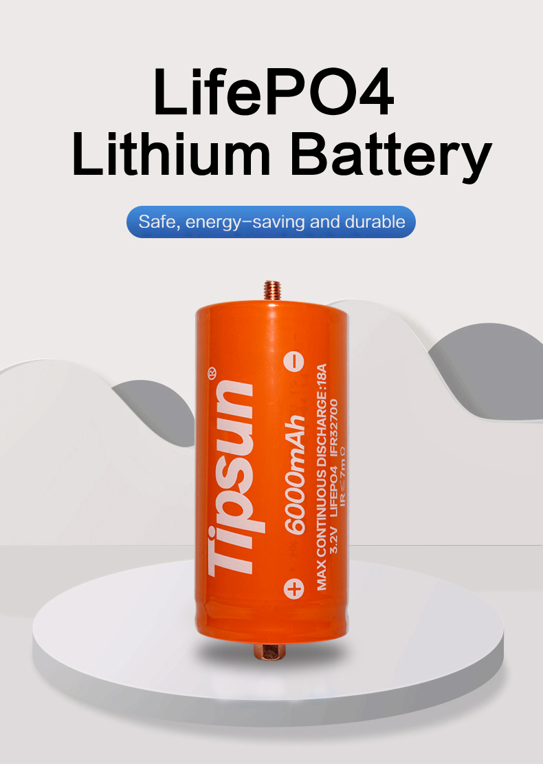 3.2V 6000mAh LiFePO4 Battery Cell