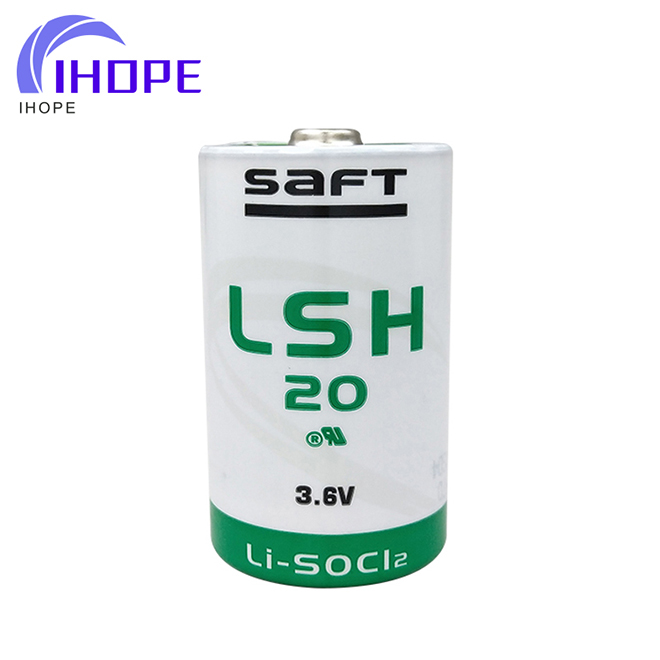 Saft LSH20 D 13000mAh 3.6V Lithium-Thionyl Chloride (LiSOCI2) Button Top Battery
