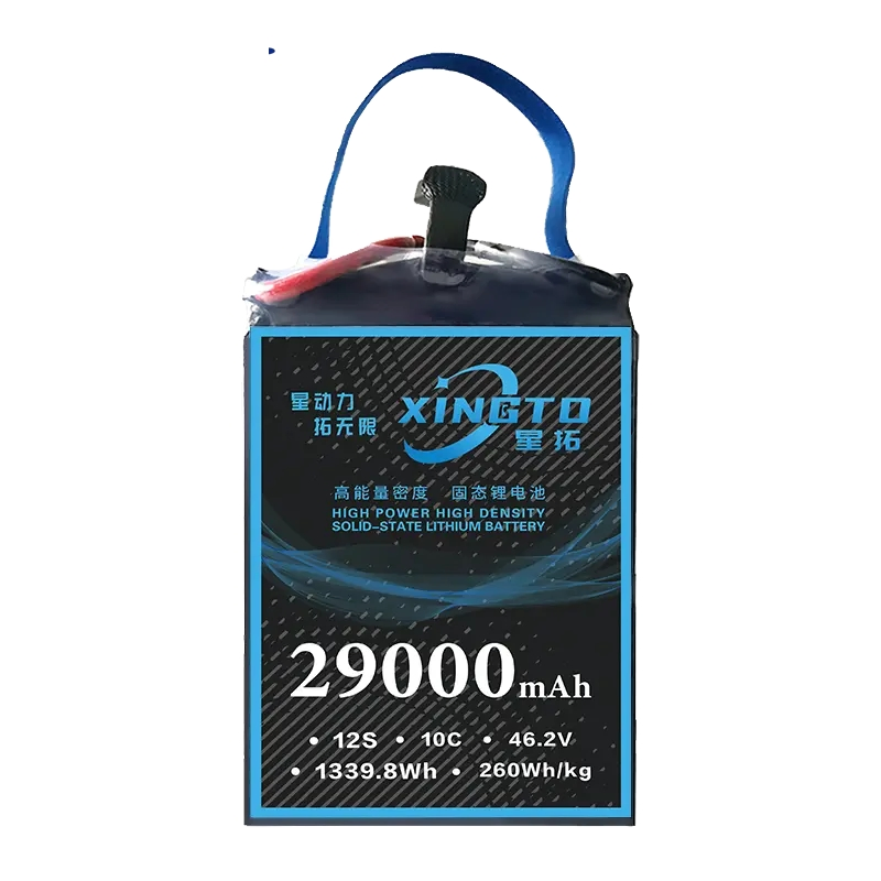 34000mAh High - Power Solid - State Drone Battery 12s 46.2V 10c