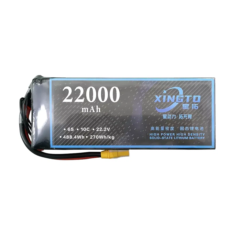 16000mAh 16.8 - 25.2V 160A Aerial Survey Drone Battery Solid State Lithium 270wh/Kg