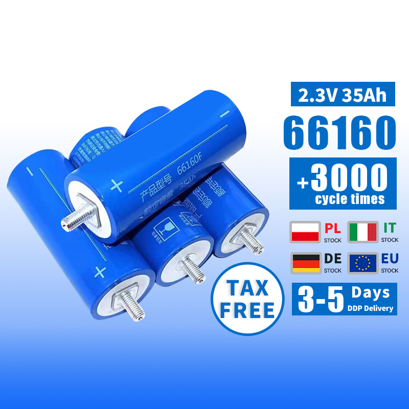 Grade A+ Brand New Original 66160 Lithium Titanate Battery Cell 2.3V 35Ah 30Ah 40Ah 45ah Cylindrical LTO Battery Cell