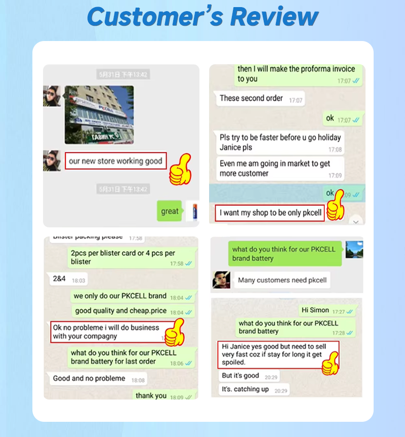 Customer Feedbacks