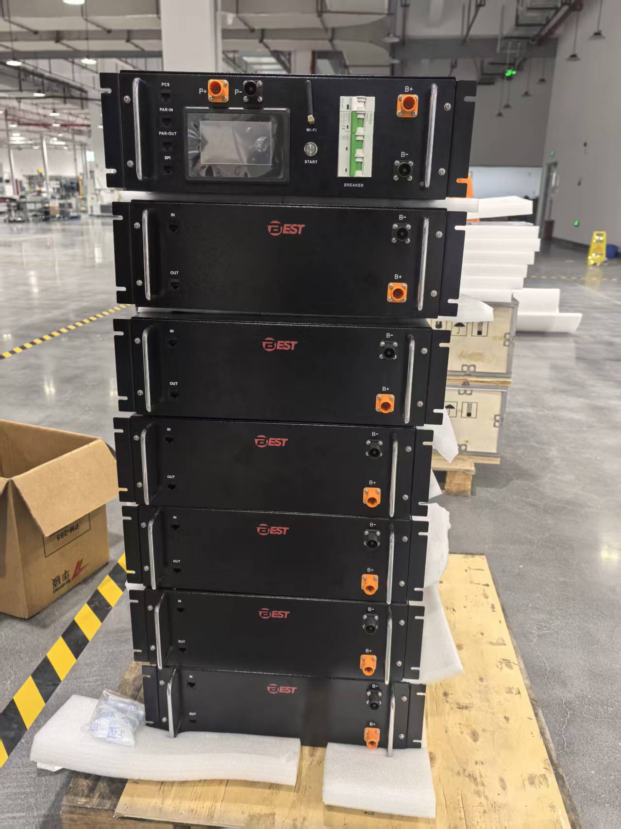 All In One 30kWh 50kWh Lifepo4 Lithium Battery Stackable 15kW 20kW 30kW 50kW Inverter For Home Solar Energy Storage System