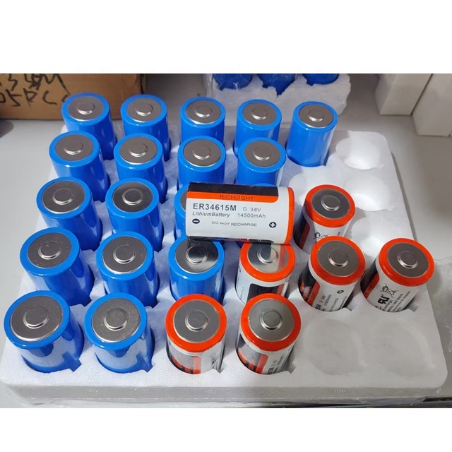 High Energy Density ER34615 3.6V 19Ah Lithium Thionyl Chloride Batteries Li/SOCl2 Portable Electronic Devices Wireless Sensor