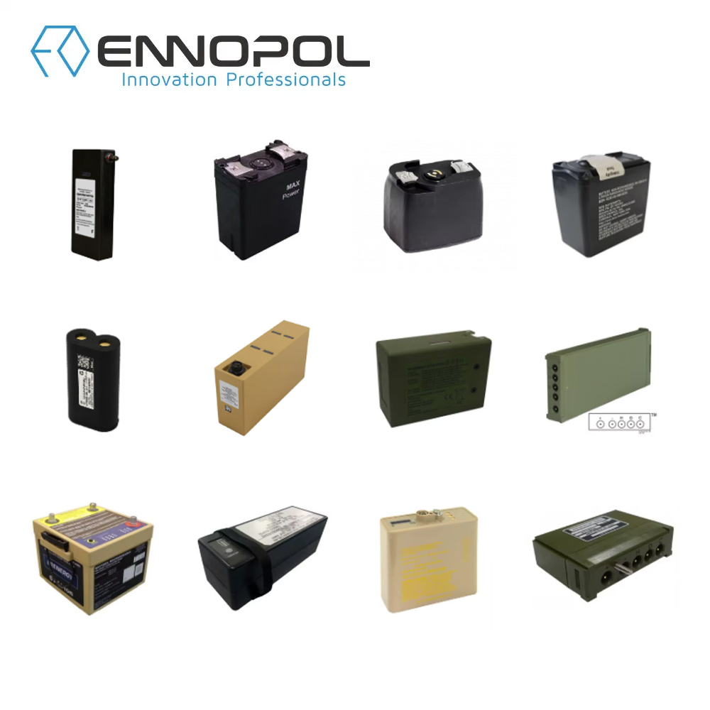 ENNOPOL BT-70242-1Li Thionyl Chloride 13.0 Ah Primary NSN 6135-01-357-0621 Non-Rechargeable Lithium-Thionyl Chloride Battery