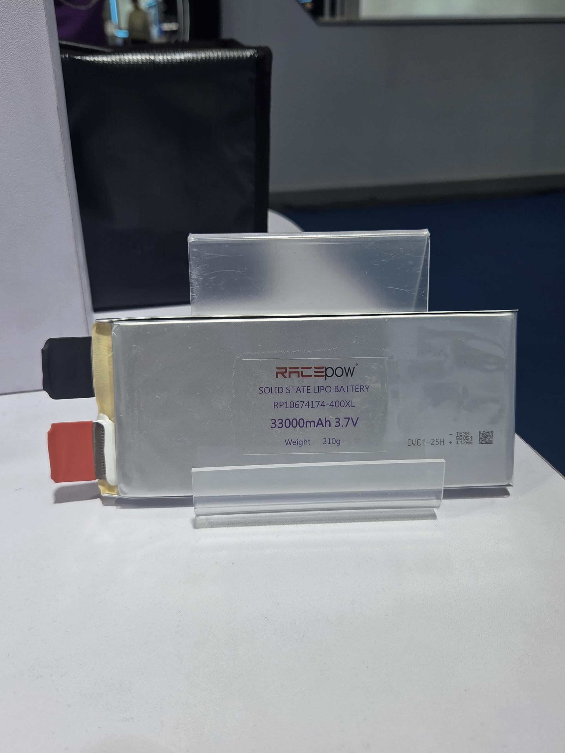 Racepow 120Ah High Quality Solid State Battery Cell 420Wh/kg High Energy Density Extended Flight Time Pouch Cell
