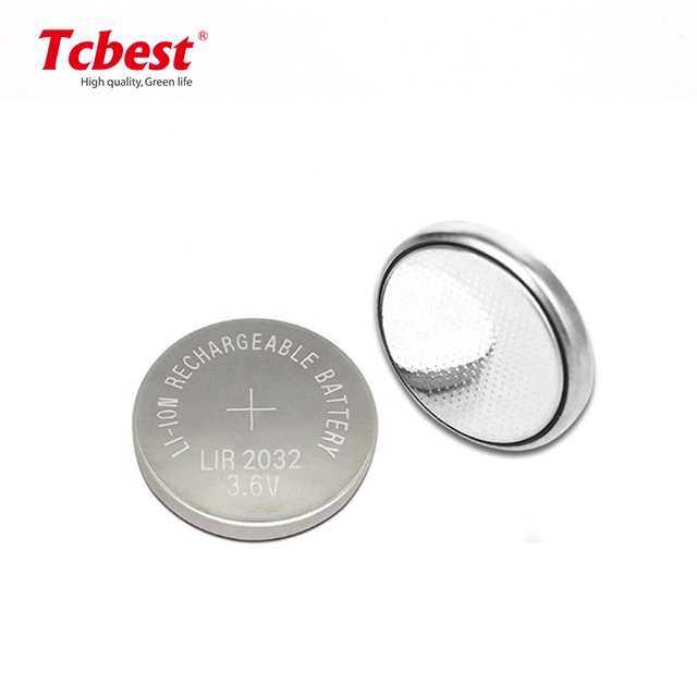 3.7V Lithium Li-ion Lir1632, Lir2440, Lir2466, Lir3032, Lir3048, Lir0750, Lir2032, Lir1220, Lir1620, Lir2016, Lir2025 Rechargeable Button Cell