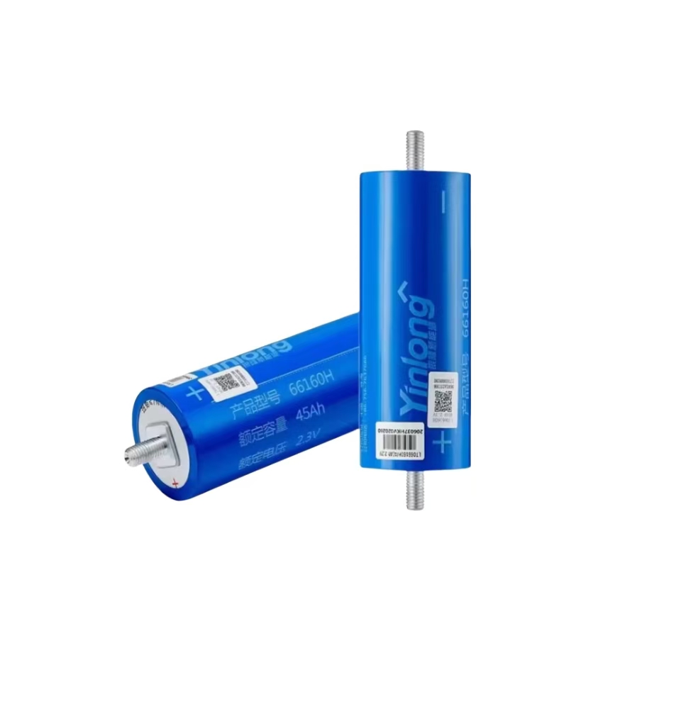 2025 New Yinlong Grade a Original Lithium Titanate Batteries 66160 LTI 2.3V 30Ah 35Ah 40Ah 45Ah Optional Wholesale OEM