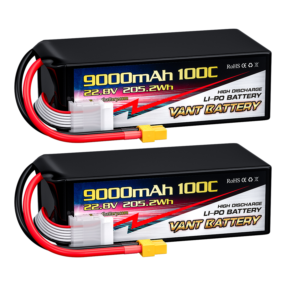 VANT FPV Drone Battery 6S Lipo 22.8V 6000/6500/7000/7500/8000/9000mAh 100C LiHV Battery For 7-8inch 400-450mm X8 10inch FPV