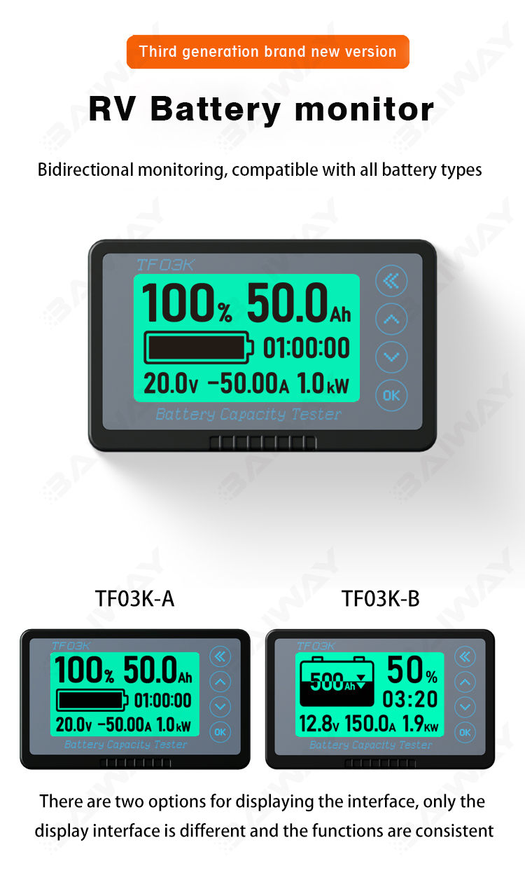 TF03K Battery Indicator Details