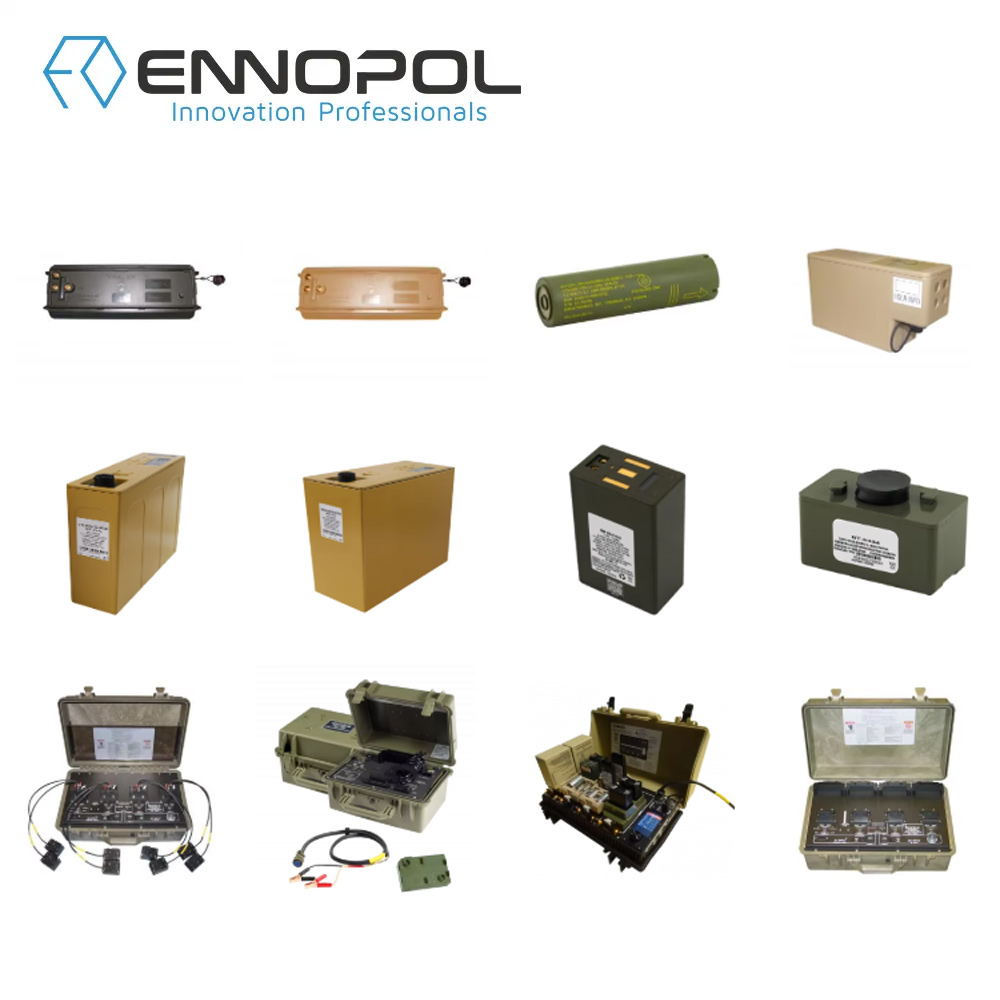 ENNOPOL BT-70242-1Li Thionyl Chloride 13.0 Ah Primary NSN 6135-01-357-0621 Non-Rechargeable Lithium-Thionyl Chloride Battery